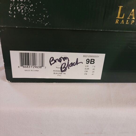 Lauren Ralph Lauren Women’s Size 9B Rossalyn II Rain Boot Rubber Graphic EUC - Picture 12 of 13